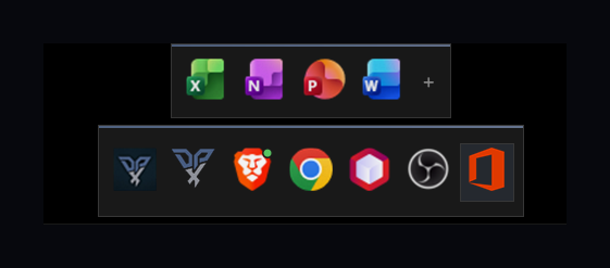 DPX AppDock - Horizontal dock